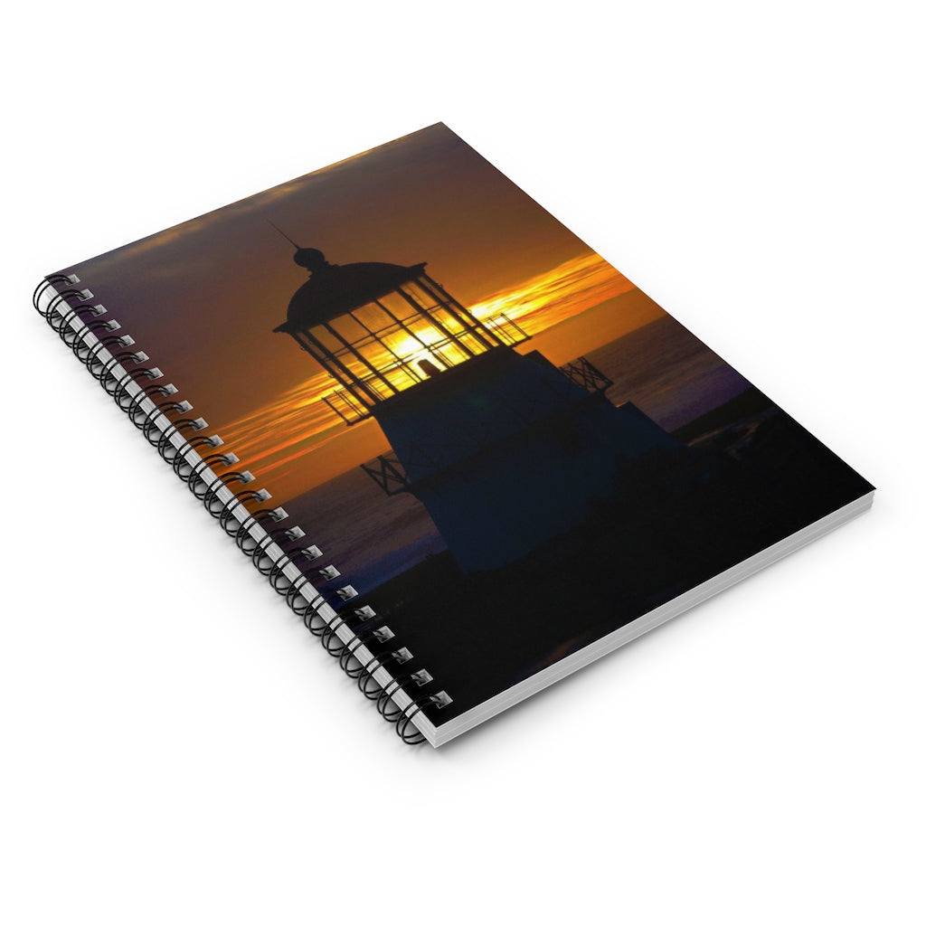 Lighthouse Spiral Notebook - Ruled Line