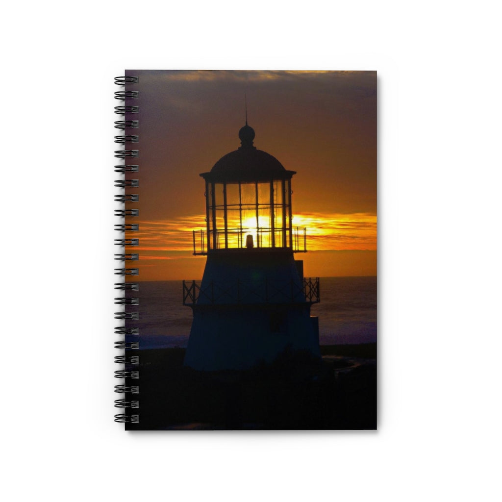 Lighthouse Spiral Notebook - Ruled Line